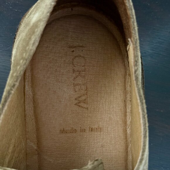 J. Crew Oxford Shoes in Super Suede (New) Size M 11.5
